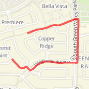 A 0.84 mi fitness mapped on Tue Aug 07 2012