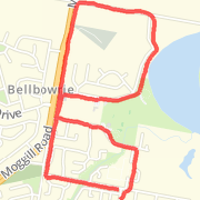 5.01 km Run in Moggill on 08/08/2012 5:38 PM