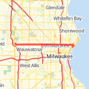 uwm to mayfair bike ride down north