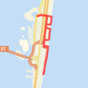 9.97 km Run in Lavallette on 11 Aug 2012 08:52