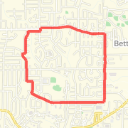 A 3.73 mi run mapped on Sat Aug 11 2012