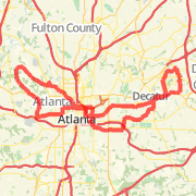 38 Miles - Westside/Downtown/Glenwood/Kirkwood/Decatur/Avondale