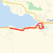Chelan - hotel to riverwalk and back