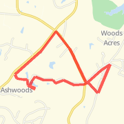 Manakin-Sabot 4 Miler Run route image