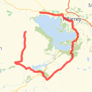 A 23.61 mi run mapped on Tue Aug 14 2012