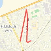 Ran 0.93 mi on 15/08/2012