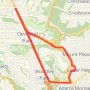 Just under 4 miles