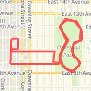 Eric's to Cheesman 2X=4miles