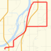 12/12/2009 Route river, 23rd,PH,19th, river