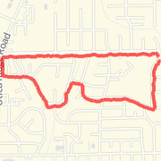 2.18 mi Run on Aug 15, 2012 9:11 PM