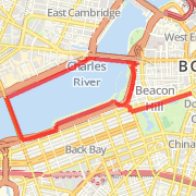 Charles River- Harvard to Longfellow Loop