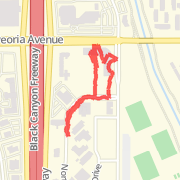 0.96 mi Run in Phoenix on Aug 16, 2012 10:21 AM