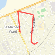 Ran 0.91 mi on 17/08/2012