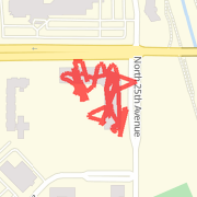 1.01 mi Run in Phoenix on Aug 17, 2012 10:23 AM