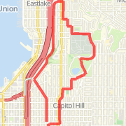A 3.88 mi run mapped on Fri Aug 17 2012