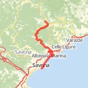 35.33 km Mountain Bike in Savona on 18/ago/2012 12:11