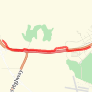 A  route mapped on Sun Aug 19 2012