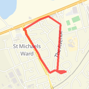 Ran 1.27 mi on 22/08/2012