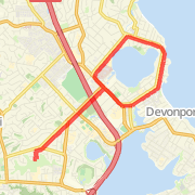 A 11.95 km run mapped on Wed Aug 22 2012