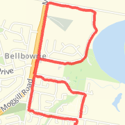 5.01 km Run in Moggill on 22/08/2012 7:28 PM