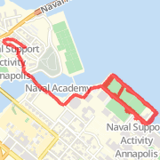 4.54 mi Walk in Annapolis on Aug 22, 2012 6:43 AM
