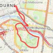 Collins St Around Tan and Back