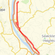 15.76 mi Touring Bike in Baden on Aug 23, 2012 2:54 PM