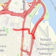 3mi Pentagon City to Gravelly Park and back