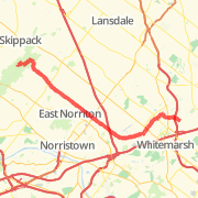 Ft. Washington to Evansburg St. Park - Direct Route