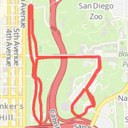 Balboa Park 5K + 4 miles total