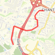 4 mile Lunch Run (Sullyfield Cir - Lockheed)