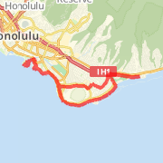 Magic Island to Kalanianole Hwy Park 16.9 mile