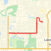 5.84 mi Run on Aug 25, 2012 9:18