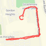 3.13 mi Run on Aug 25, 2012 6:50 PM