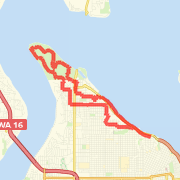 Long run through North Tacoma