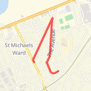 Ran 0.86 mi on 27/08/2012