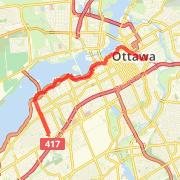 To school via bike path
