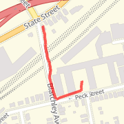 0.18 mi Run in New Haven on Aug 28, 2012 7:04 PM