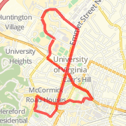4.5 Mile UVa Central Grounds, Stadium, and North Grounds