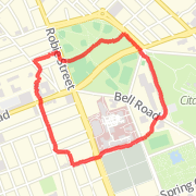 2.81 km Run in Halifax on 2012-08-29 6:13 AM