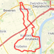 Kruibeke-Bazel (kort) Run route image