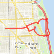A 3.77 mi fitness mapped on Wed Aug 29 2012