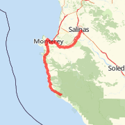Salinas to Big Sur/ Pacific grove.