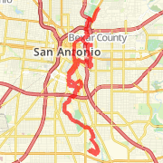 22.80 mi Road Cycling in Adkins on Sep 2, 2012 10:53 AM