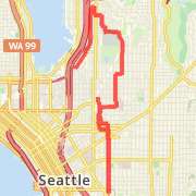 A 6.39 mi run mapped on Sun Sep 02 2012