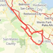 33.69 mi Road Cycling in Redwood City on Sep 2, 2012 1:13 PM