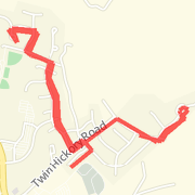 2.8 mile run with dog.