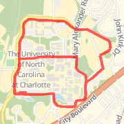 4 miler around UNCC