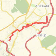 16.23 mi Run in Clarks Summit on Sep 3, 2012 11:33 AM