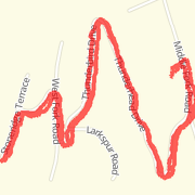 2.72 mi Dog Walk in Boulder on Sep 3, 2012 4:30 PM